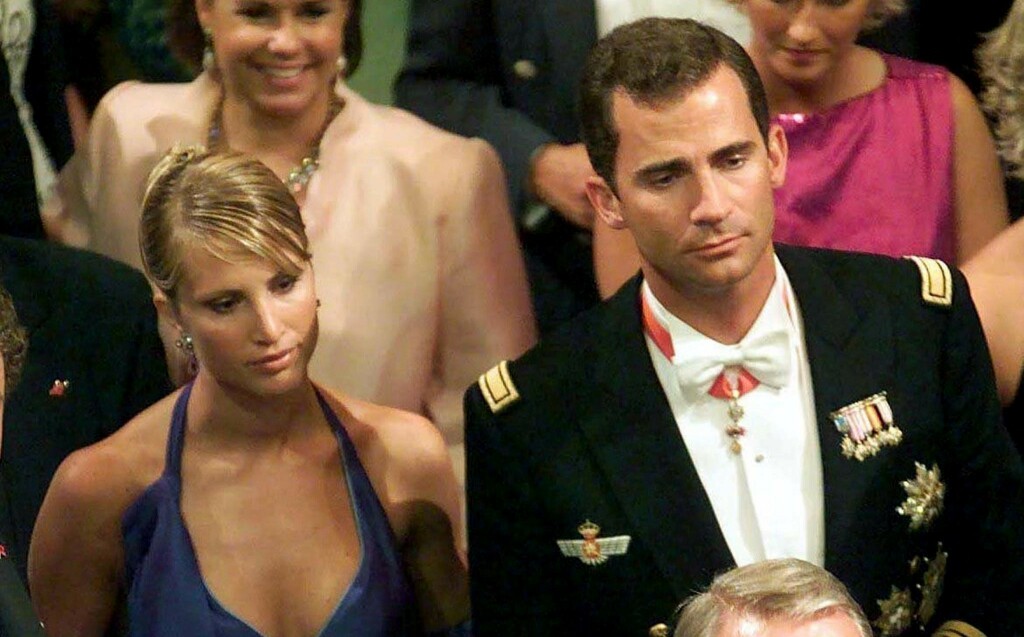 Eva Sannum i Felipe na vjenčanju norveškog princa Haakona 2001.