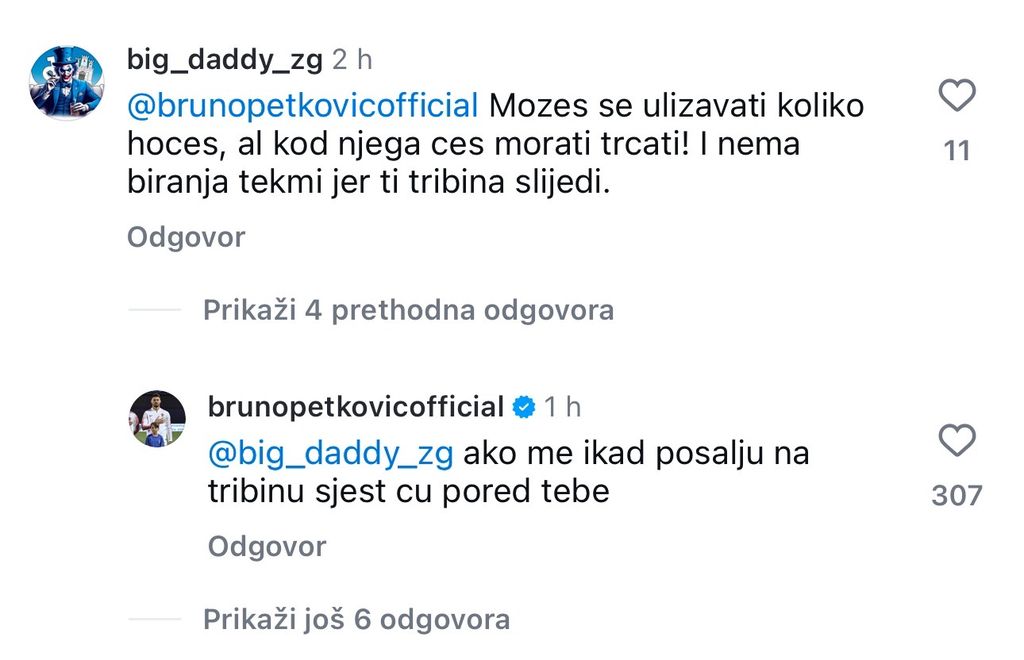 Navijač i Bruno Petković