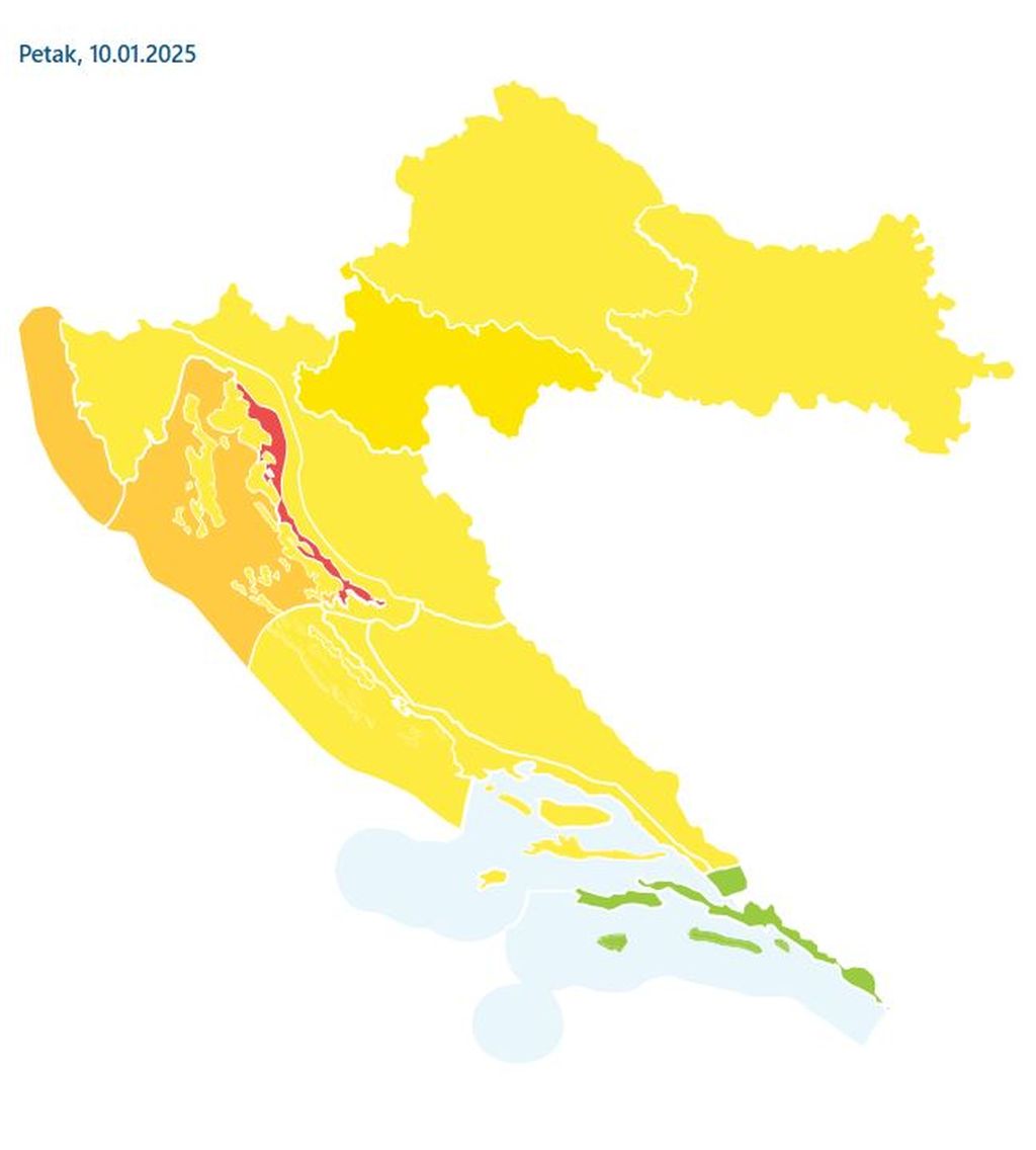 Snijeg na hrvatskim cestama, ilustracija