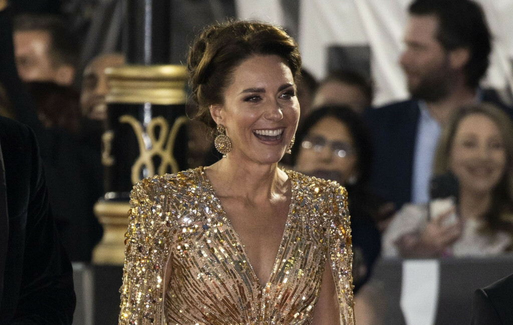 Catherine Middleton na premijeri filma 'Za smrt nema vremena' 2021. godine
