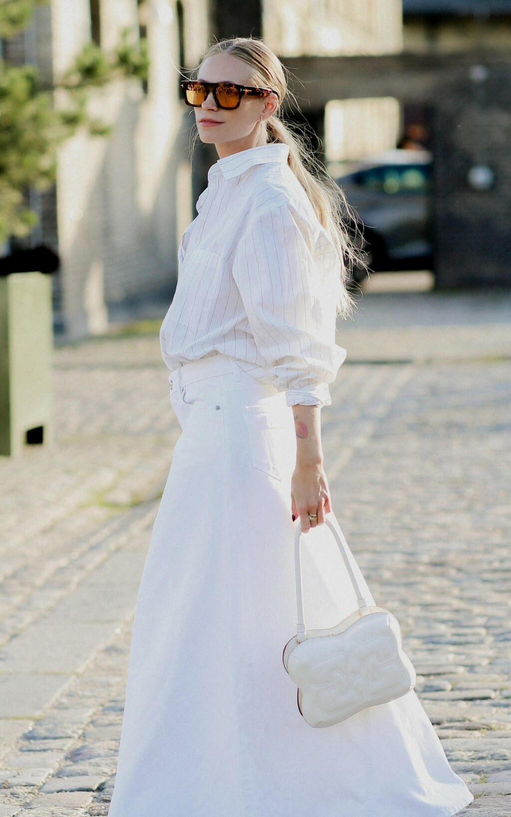 Bijele street style kombinacije na Tjednu mode - 3