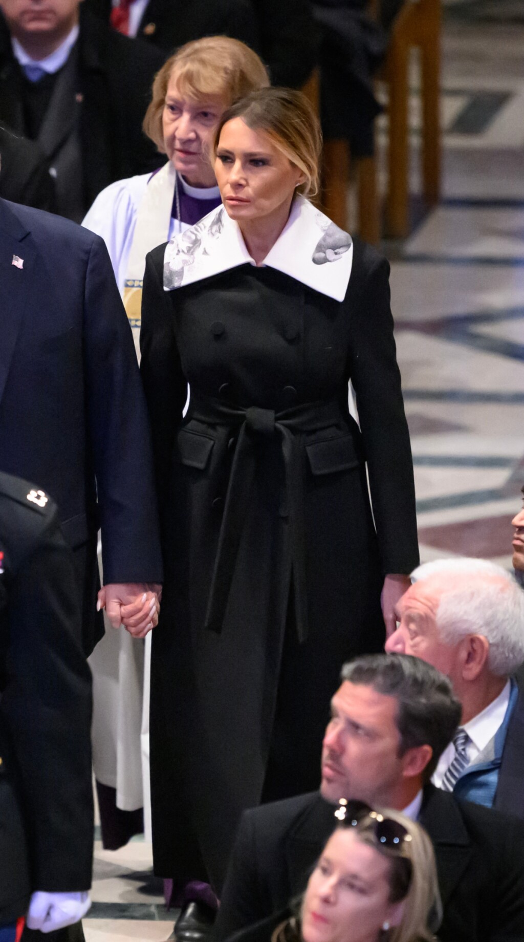 Melania Trump na sprovodu Jimmyja Cartera