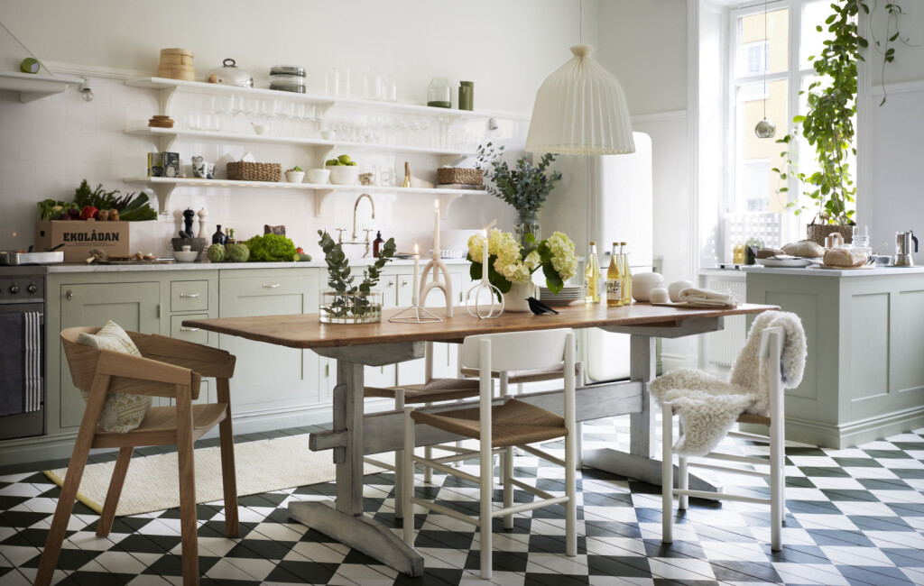 Uzorak šahovnice u interijeru - 18