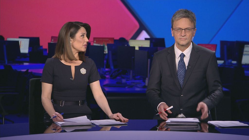 In Magazin: Marija Miholjek i Saša Kopljar, voditelji Dnevnika Nove TV - 3