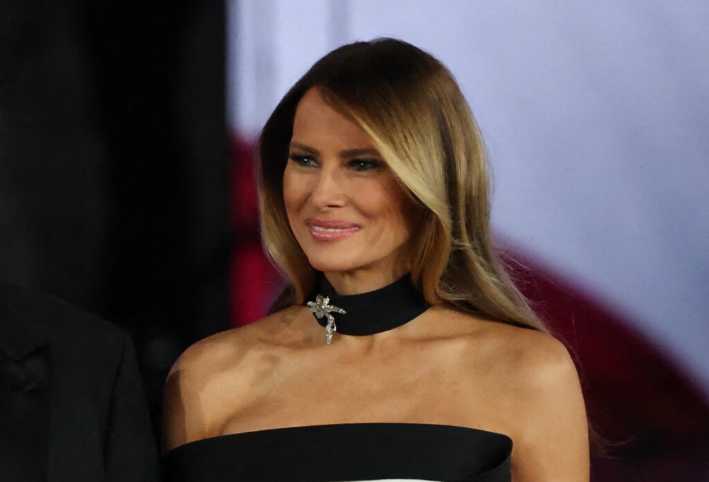Melania Trump na inauguraciji
