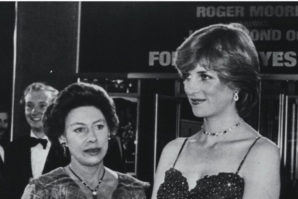 princeza Margaret i princeza Diana