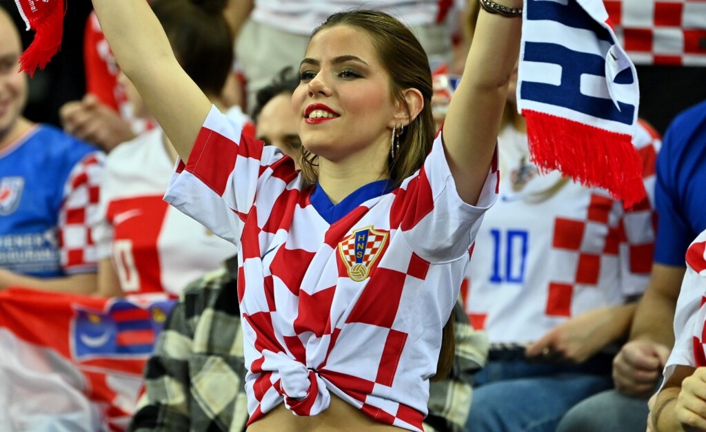 Hrvatska navijačica na utakmici