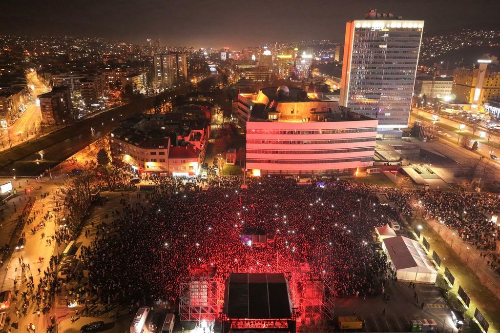 Doček Nove godine 2026. u Sarajevu - 1