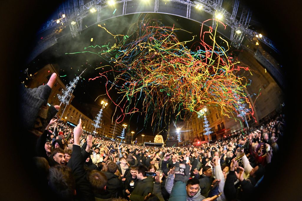 Doček Nove godine 2026. u Zagrebu - 2