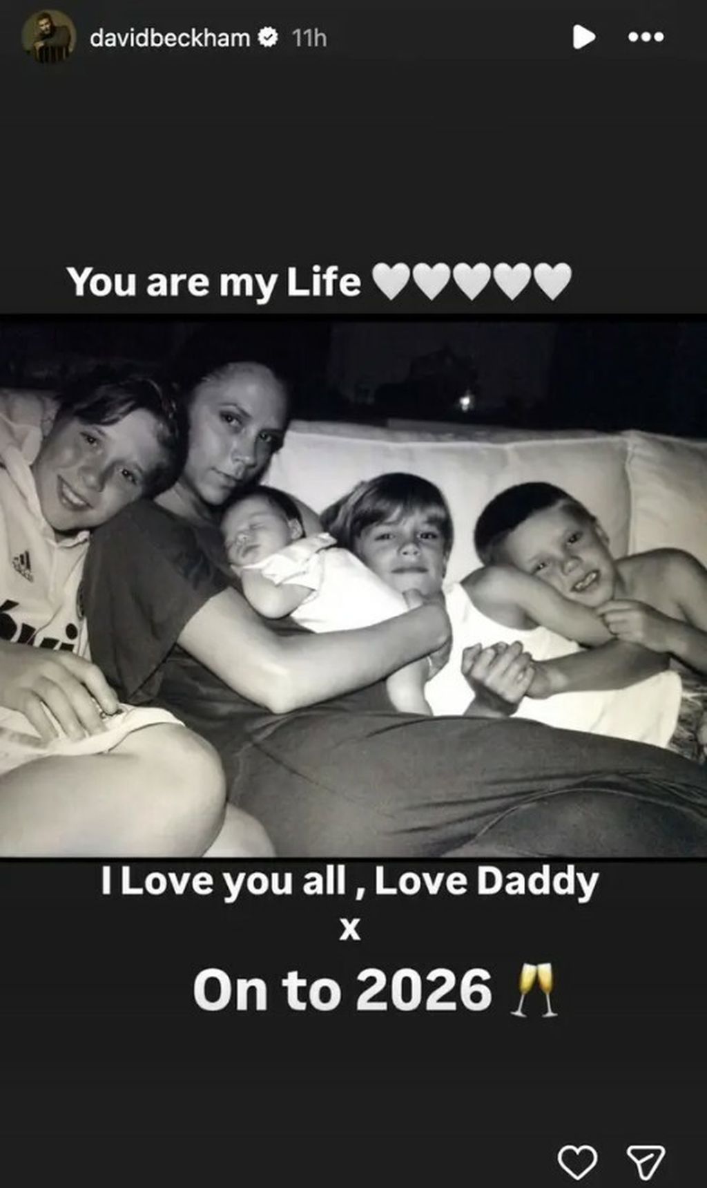 David Beckham na Instagramu