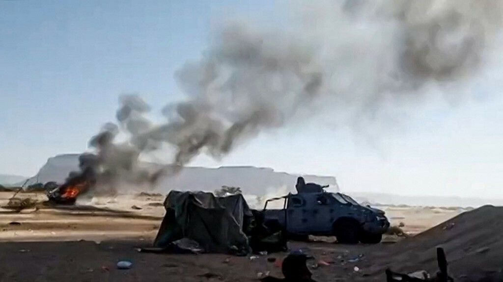 Konvoj oklopnih vozila u gradu Mukalla