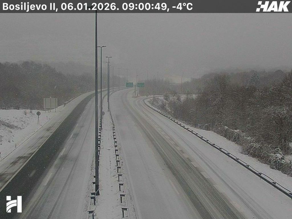 Snijeg na autocesti