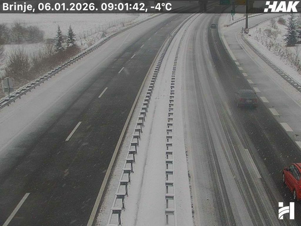 Snijeg na autocesti