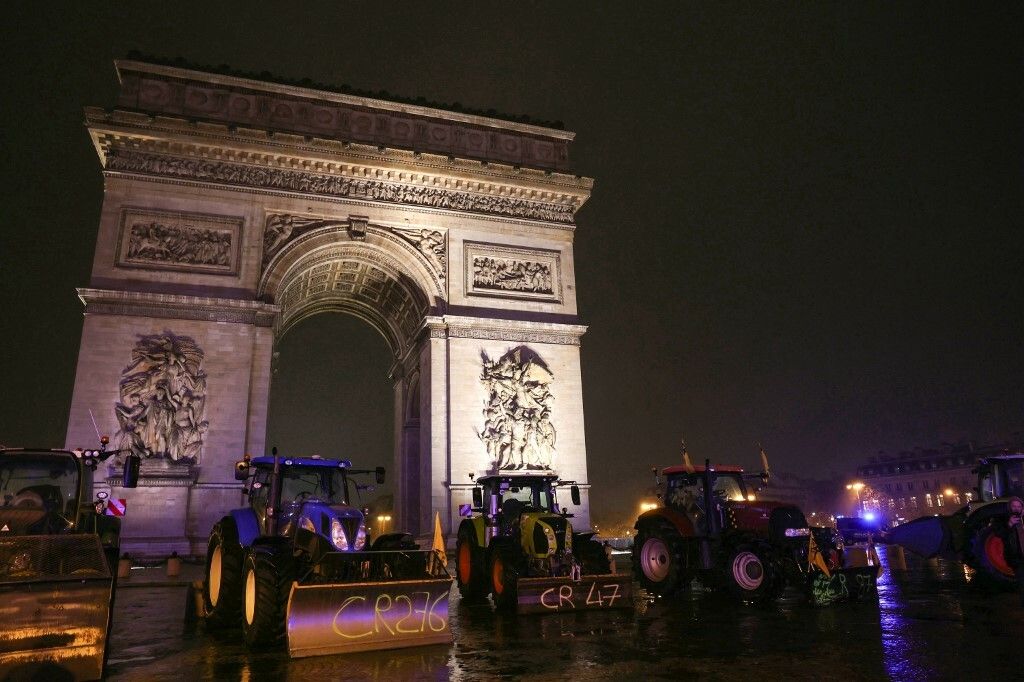 Prosvjed poljoprivrednika u Parizu