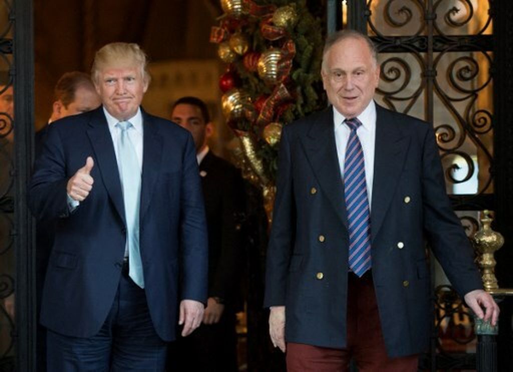 Donald Trump i Ronald Lauder - 1