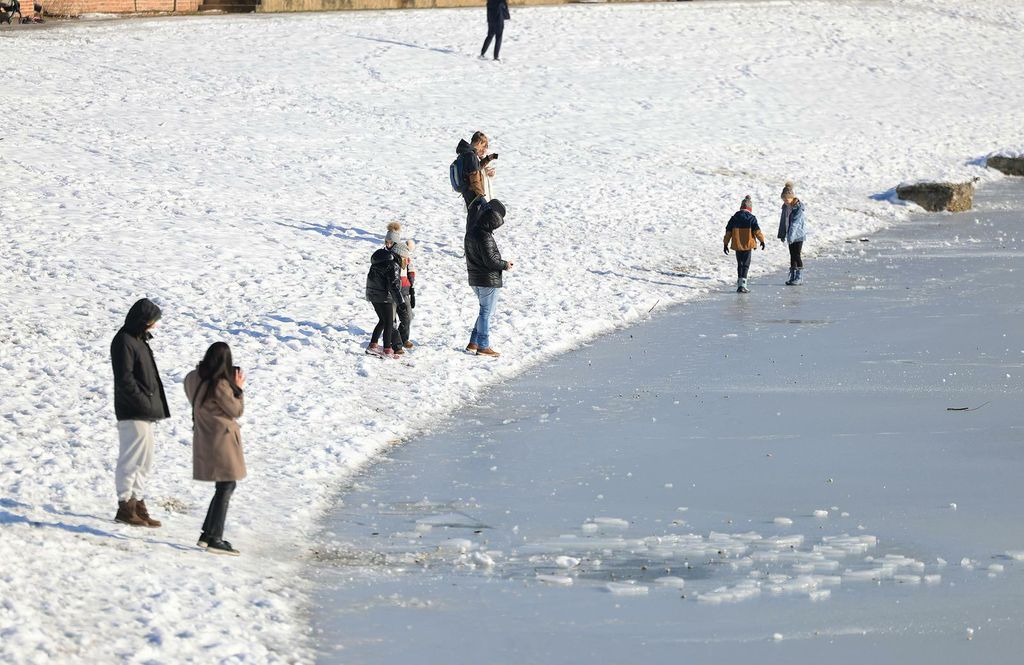 Zaleđeno jezero Jarun