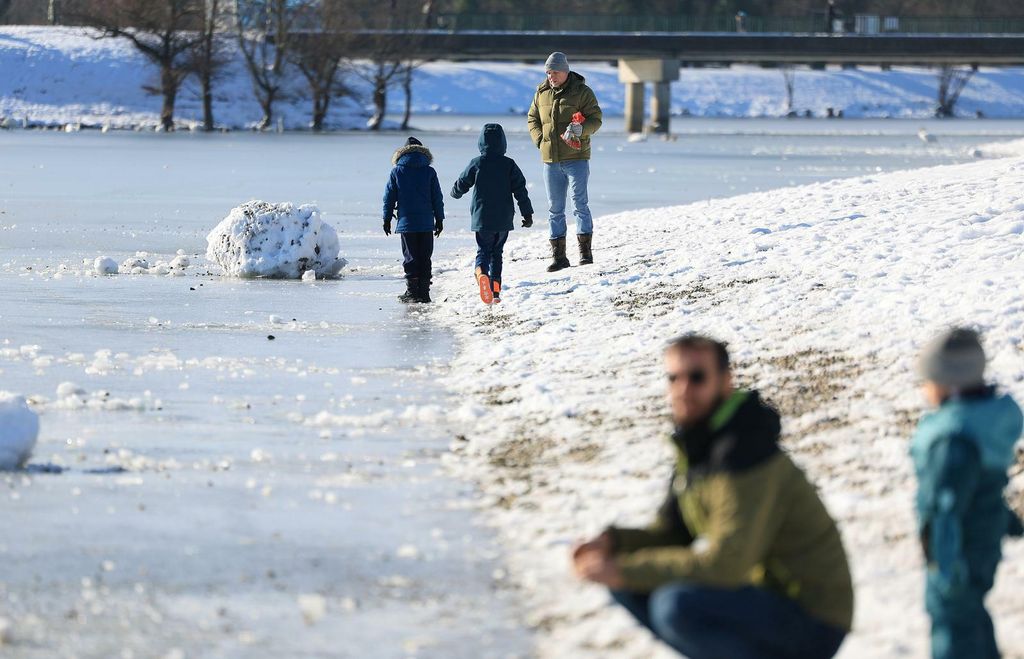 Zaleđeno jezero Jarun