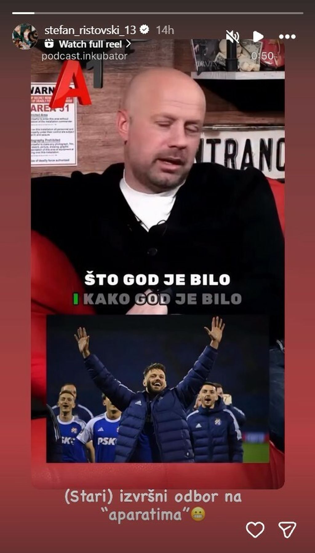 Objava Stefana Ristovskog