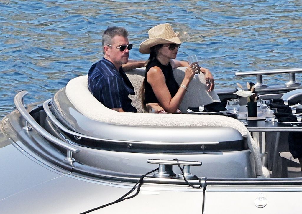 Matt Damon s kćerima - 1