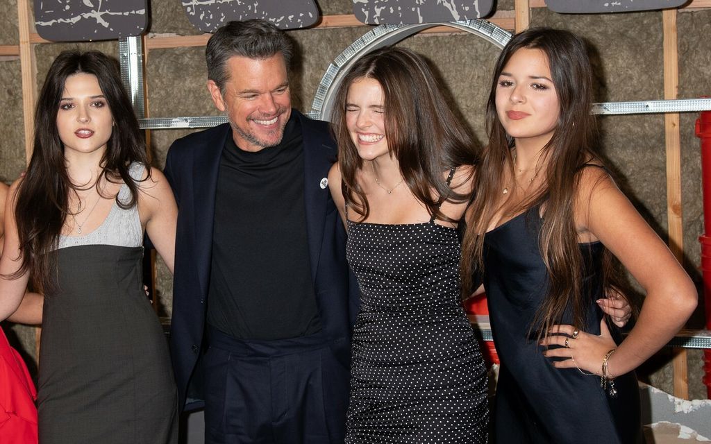 Matt Damon s kćerima - 2