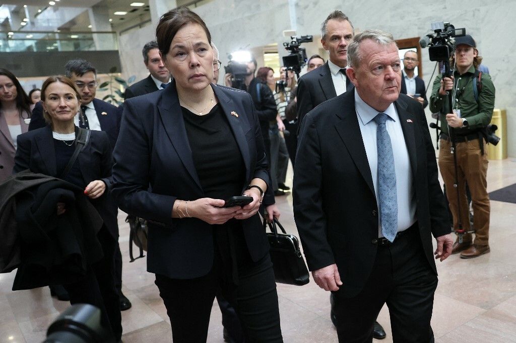 Vivian Motzfeldt i Lars Løkke Rasmussen