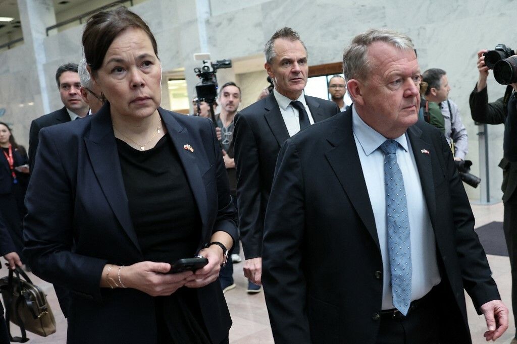 Vivian Motzfeldt i Lars Løkke Rasmussen