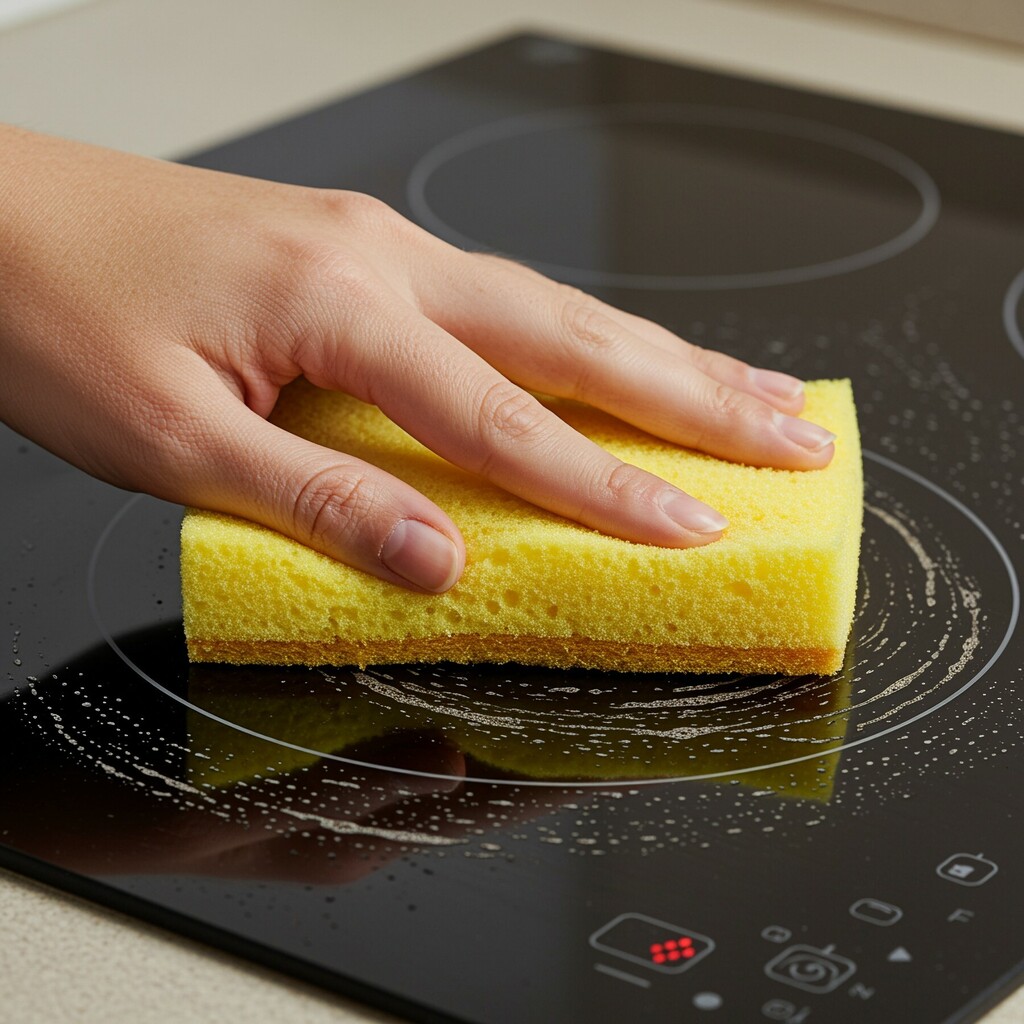 Čišćenje indukcijske ploče je jednostavno