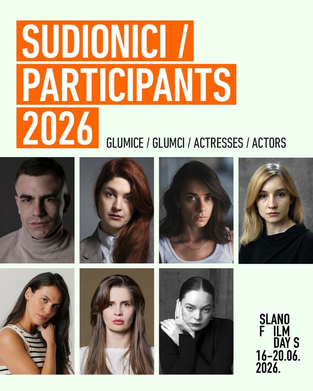 Slano Film Days - glumci