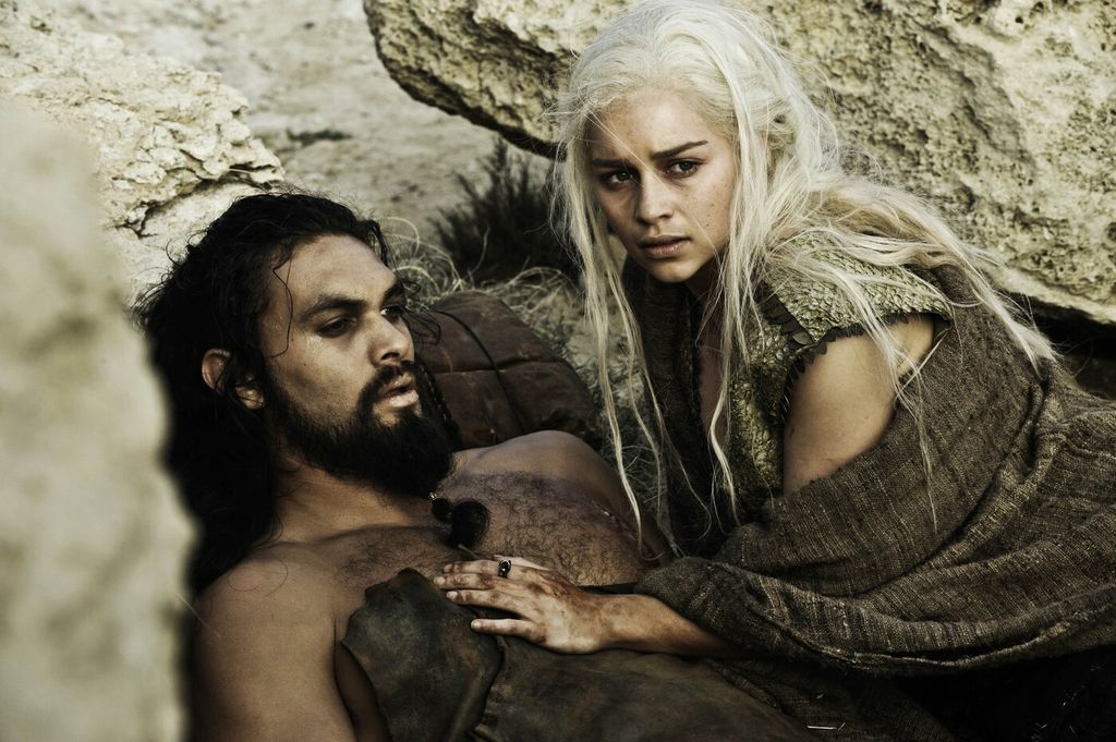 Emilia Clarke i Jason Momoa - 7