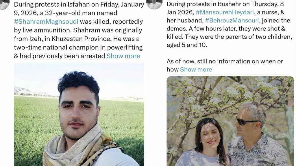 Ubijeni u prosvjedima u Iranu