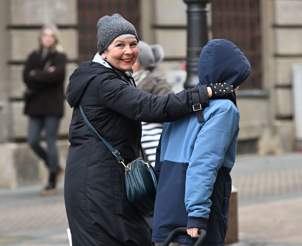 Jadranka Kosor s unukom