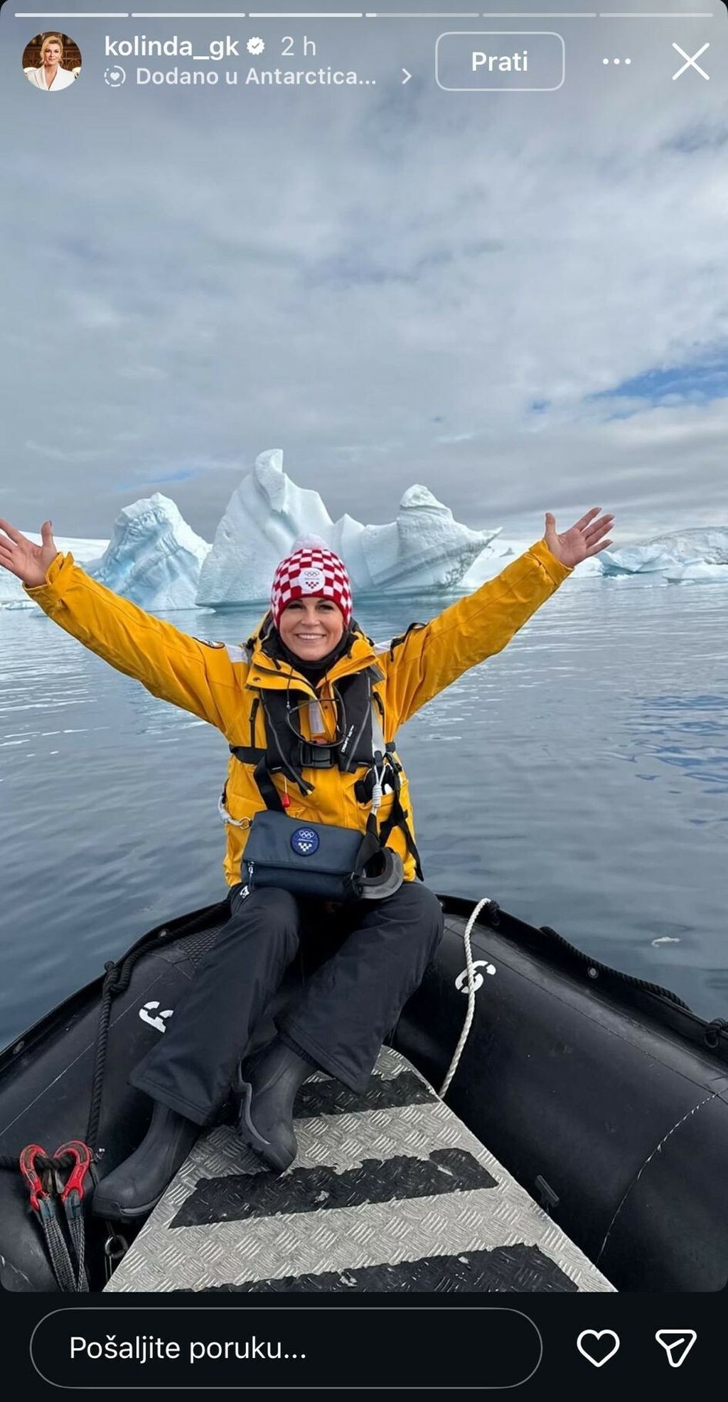 Kolinda Grabar-Kitarović na Antarktici - 8