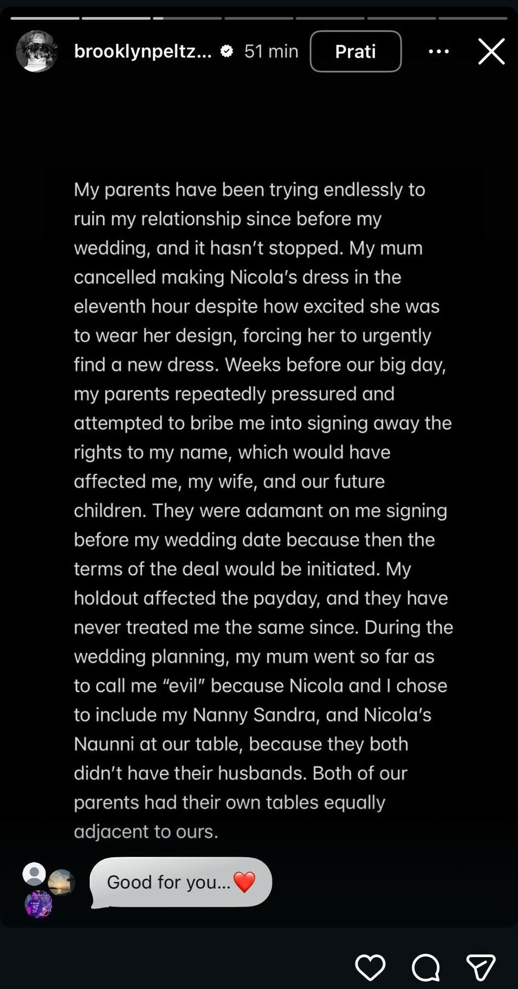 Brooklyn Peltz Beckham na Instagramu - 3