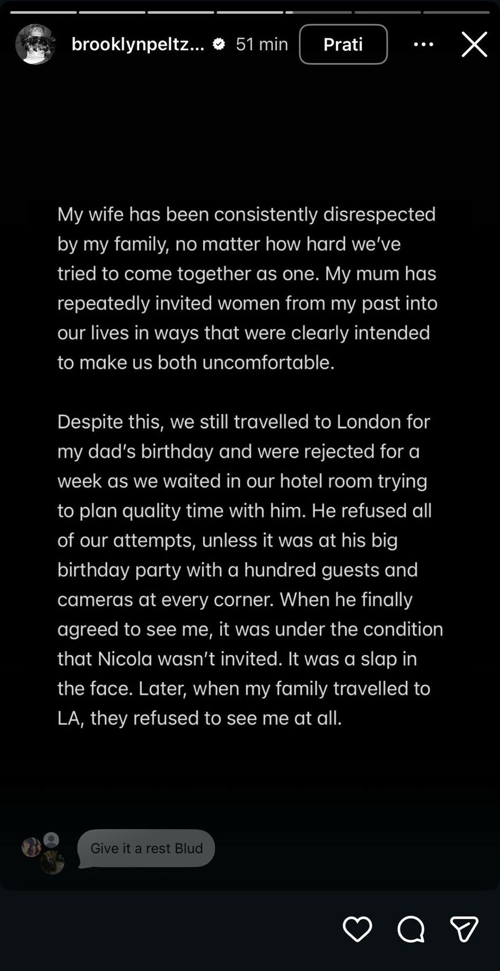 Brooklyn Peltz Beckham na Instagramu - 4