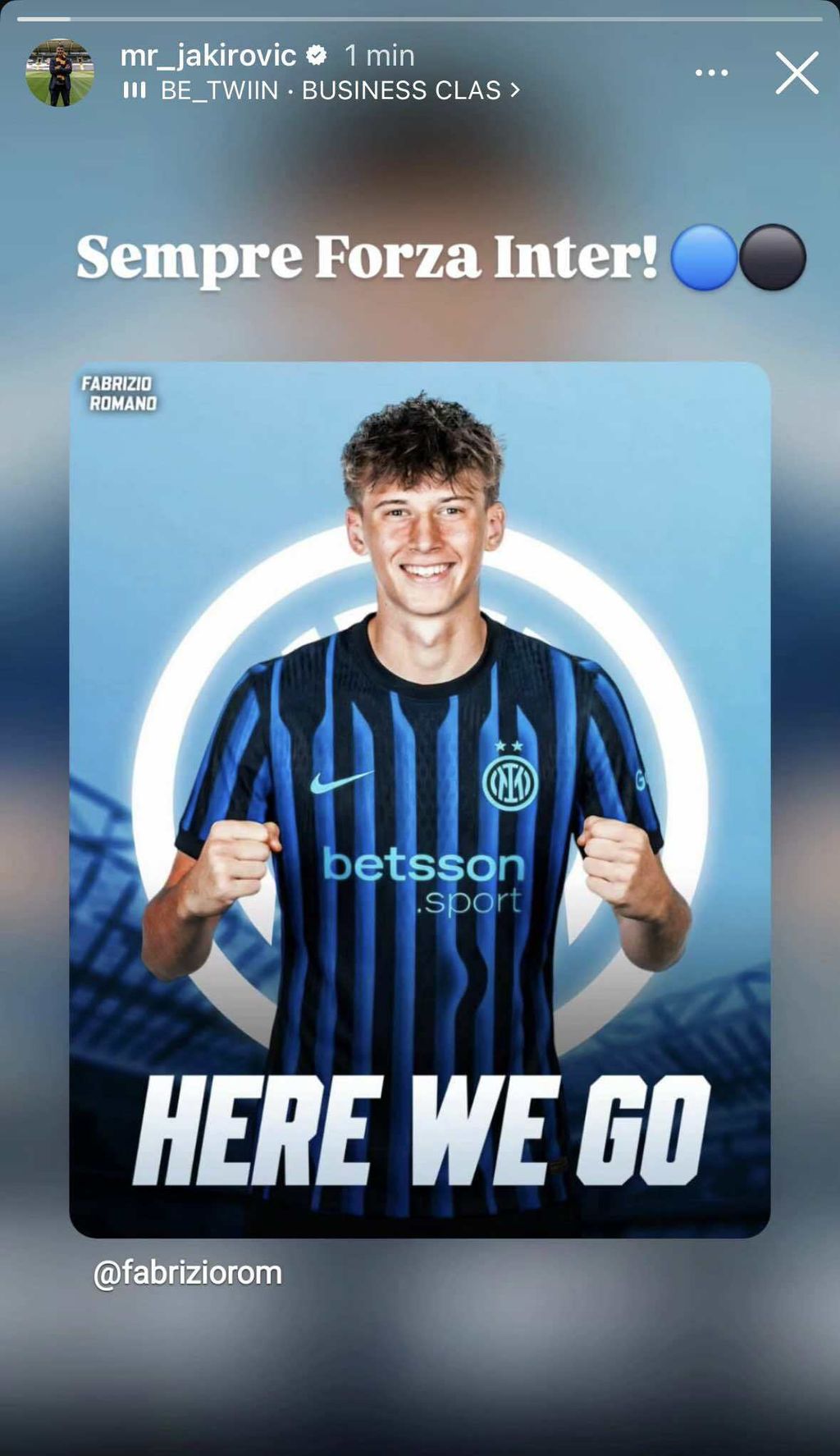 Instagram objava Sergeja Jakirovića