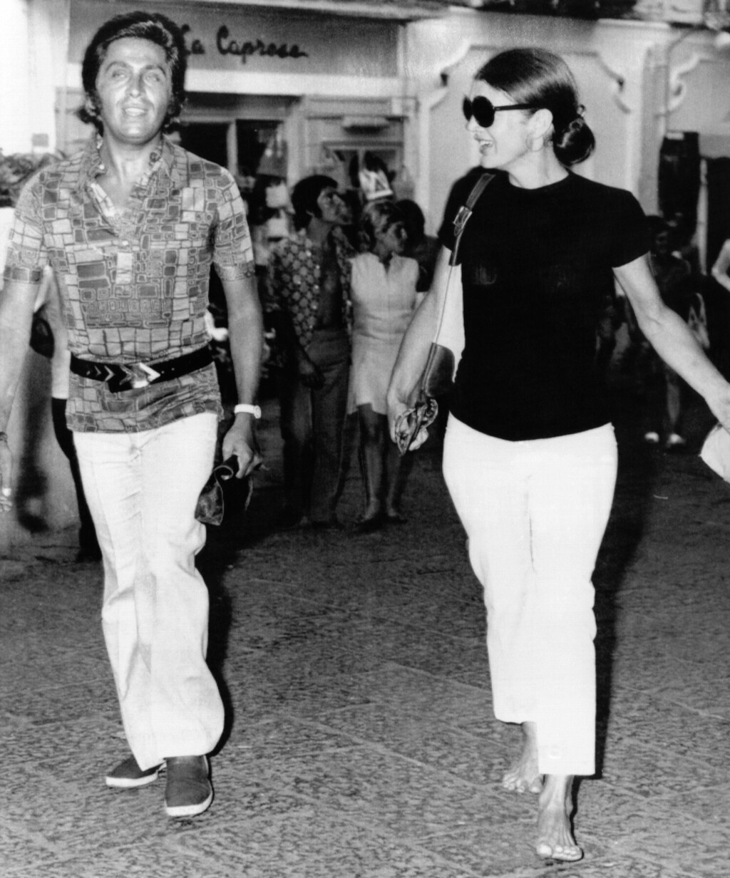 Valentino Garavani i Jacqueline Kennedy Onassis na Capriju