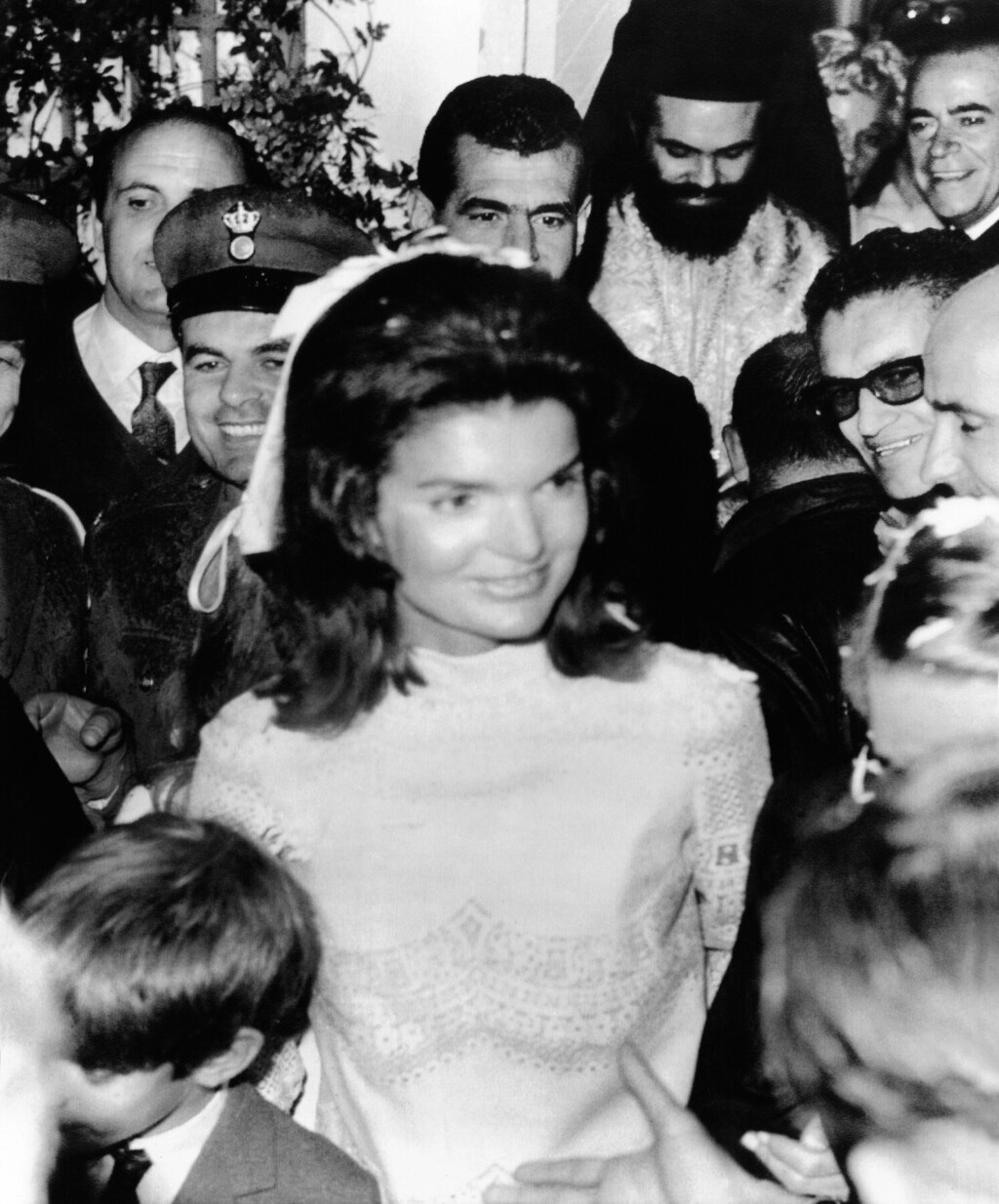 Jacqueline Kennedy u Valentinovoj haljini na vjenčanju za Onassisa