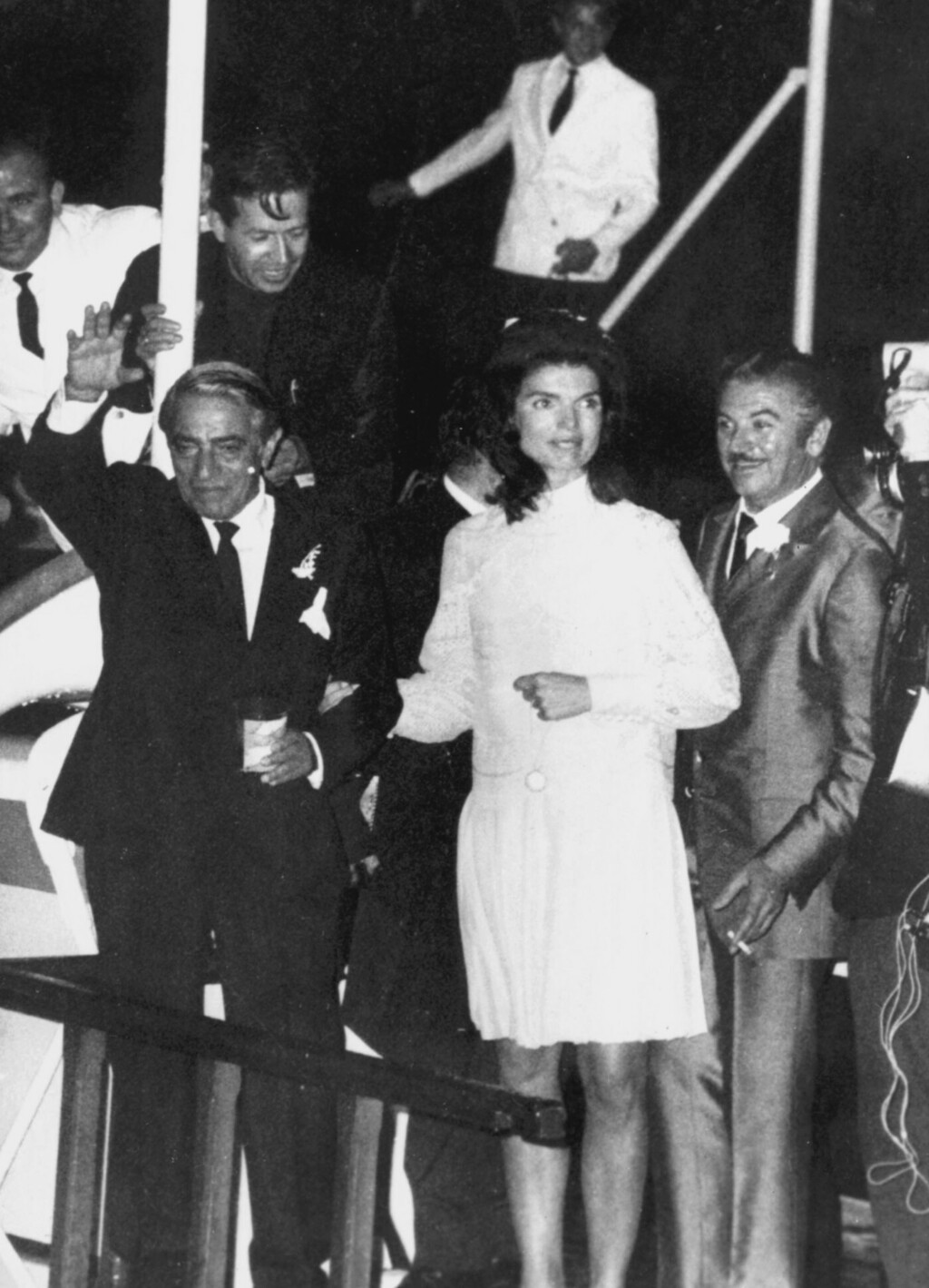 Jacqueline Kennedy u Valentinovoj haljini na vjenčanju za Onassisa