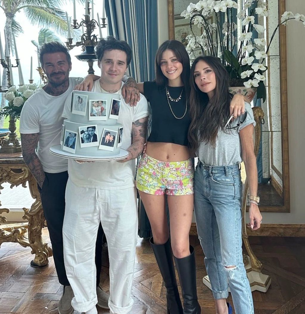 David, Brooklyn, Victoria Beckham i Nicola Peltz - 1