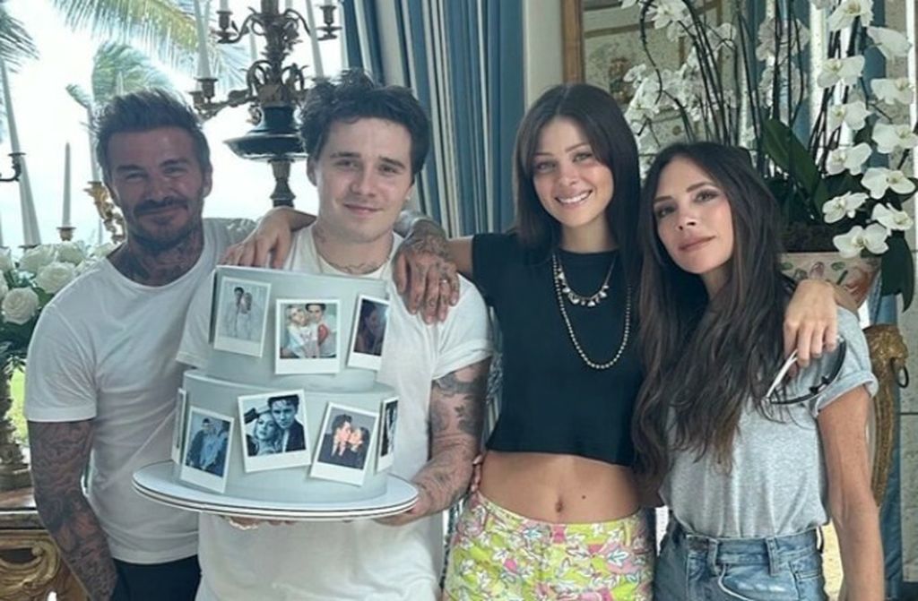 David, Brooklyn, Victoria Beckham i Nicola Peltz - 2