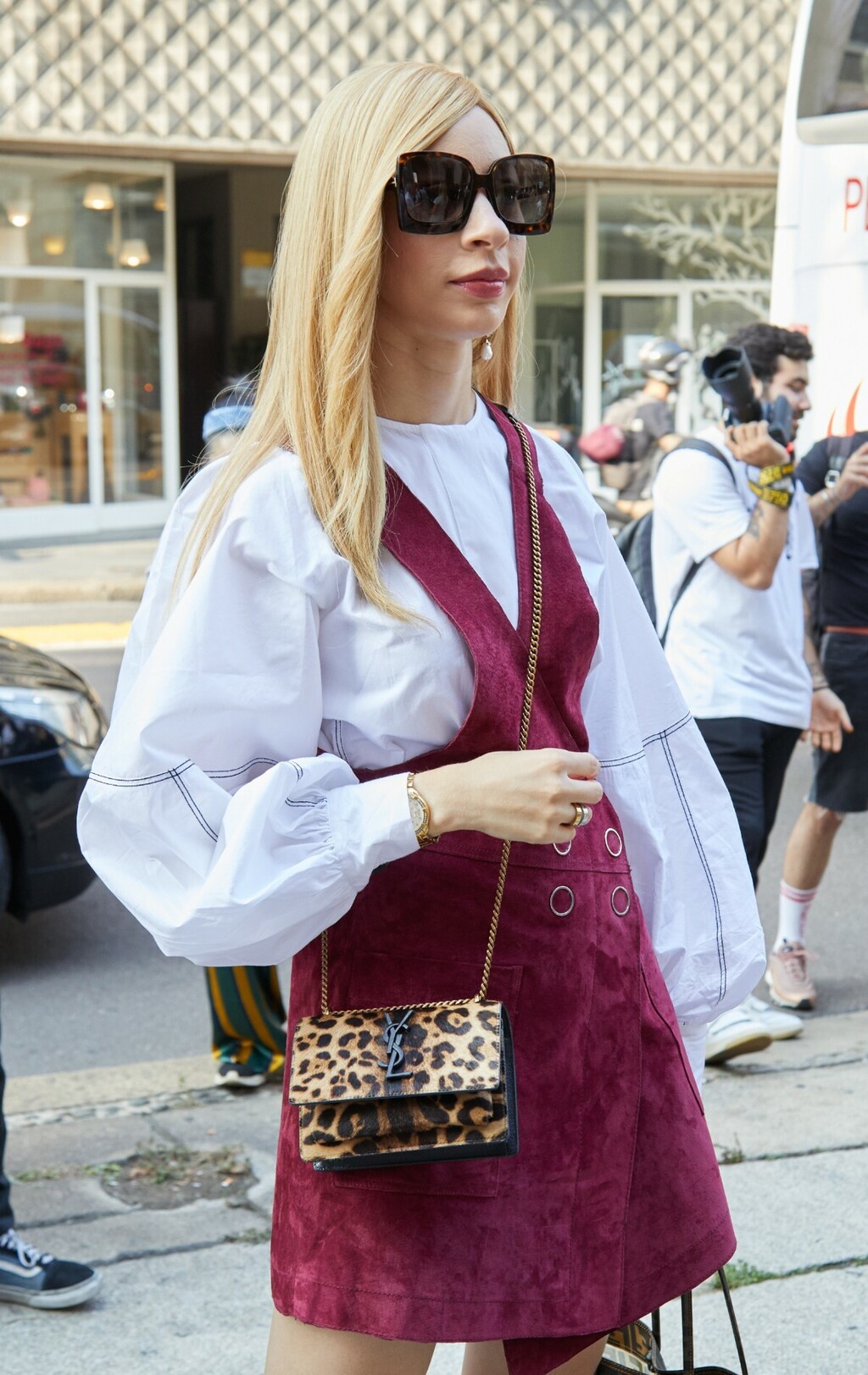 Leopard uzorak kao dio street style izdanja