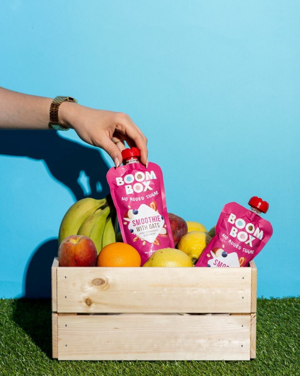 Boom Box smoothie dolazi u 6 kombinacija okusa voća i zobi