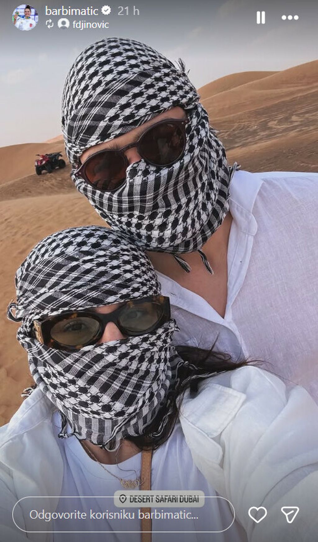 Barbara Matić i Filip Đinović