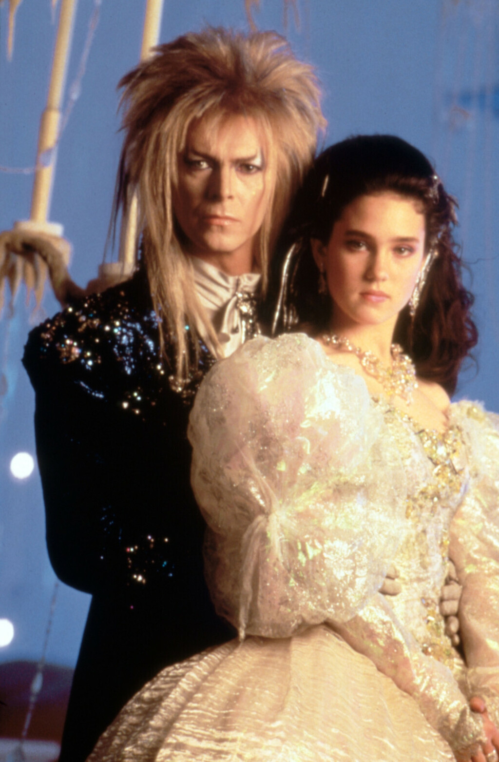 Jennifer Connelly i David Bowie u filmu Labirint iz 1986. godine - 4