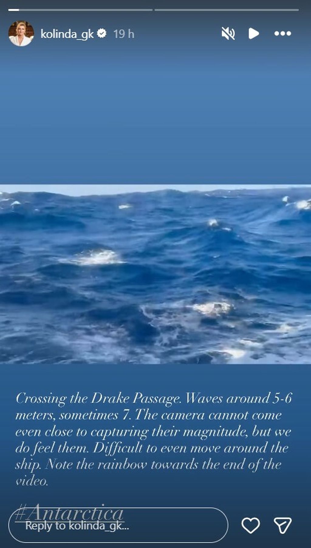 Kolinda Grabar-Kitarović na Instagramu