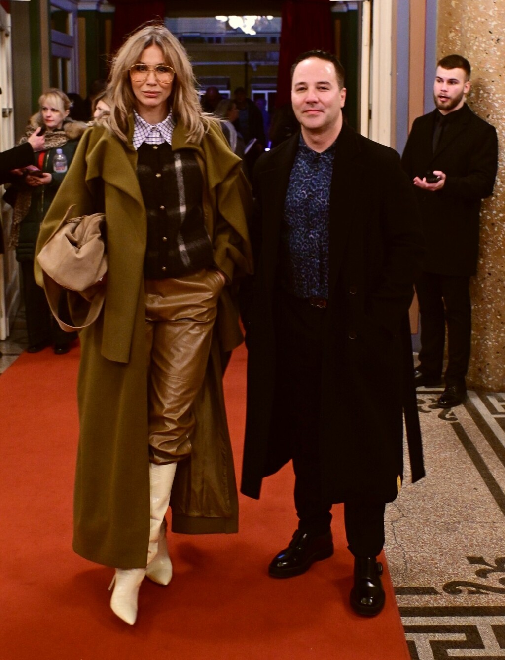 Ana Gruica Uglešić i Ivo Perkušić na premijeri predstave Požari