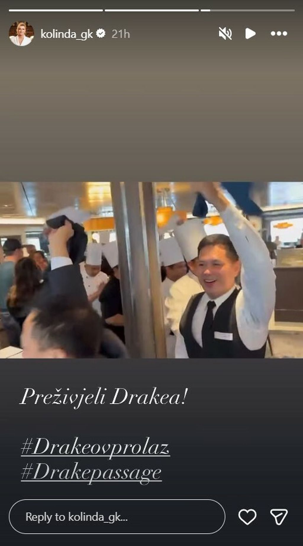 Kolinda Grabar-Kitarović na Instagramu