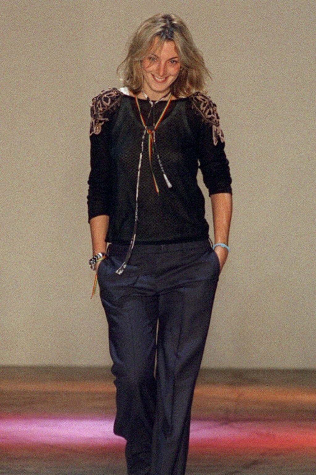 Phoebe Philo 2001. na debitantskoj reviji za Chloe