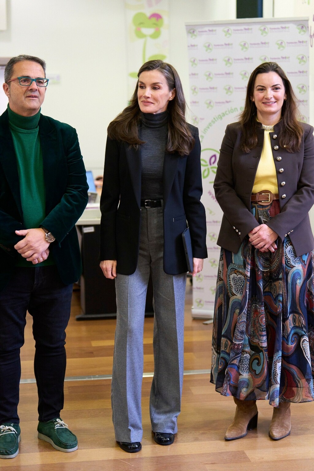 Kraljica Letizia u sivo-crnom izdanju