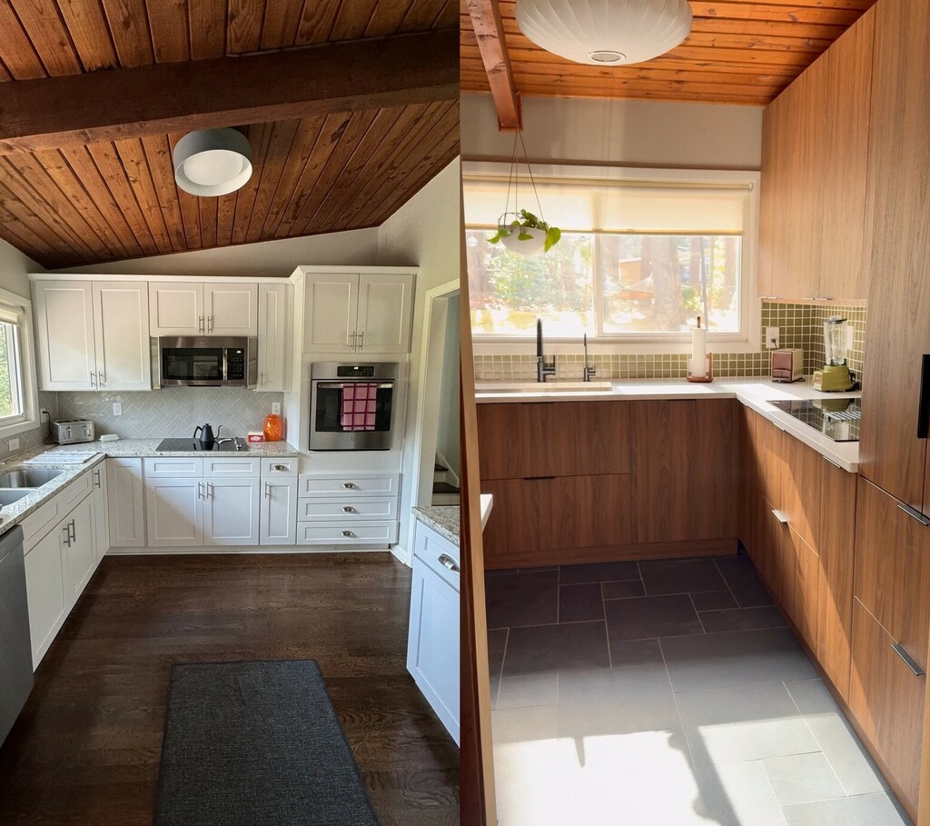 Kuhinja prije i nakon renovacije